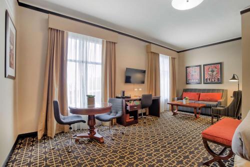 Junior King Suite with Seating Area room in The Peery Salt Lake City Downtown a Tapestry Collection by Hilton