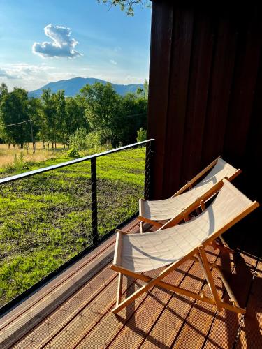 Rõdu/terrass, Apartmány v Beskydech (Apartmany v Beskydech) in Frenstat
