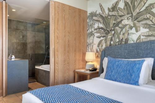 1 double bed