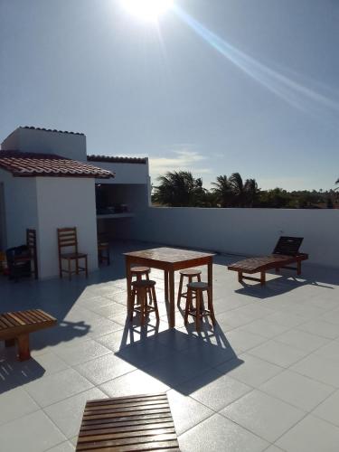 Apartamento Lua 3 - Quarto e Sala com Varanda e cozinha americana na praia do preá-Ce, Prea (fotografie 2)