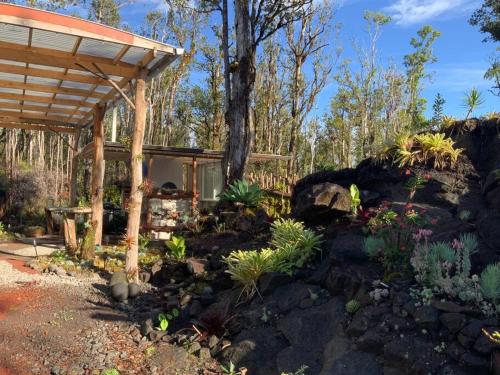 Exotic Garden cottage at amazing volcano fissure