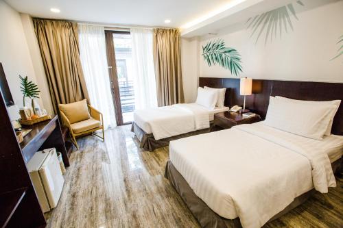 2 twin beds