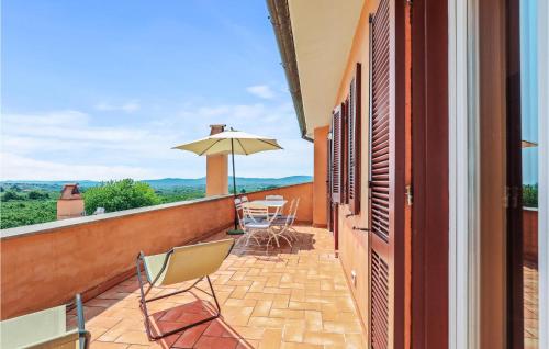 Exterior view, Amazing apartment in Capranica VT with 2 Bedrooms, WiFi and Outdoor swimming pool in Capranica
