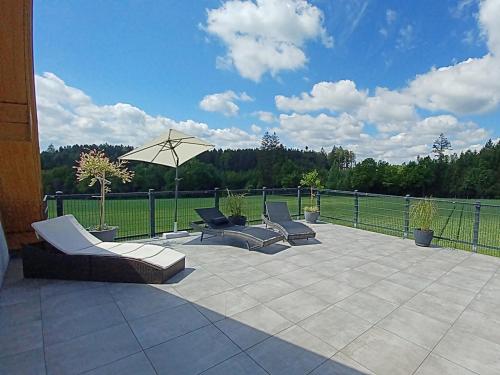 Balcony/terrace, Rottaler Ferienhaus - Rottaler Oachkatzl in Wilhelm