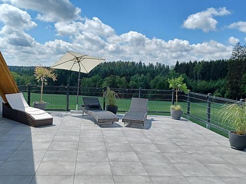 Balcony/terrace, Rottaler Ferienhaus - Rottaler Oachkatzl in Wilhelm