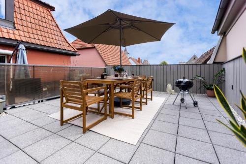 Fewos am Main mit Dachterrasse & Fahrradgarage - by homekeepers