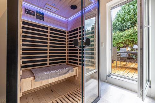 Iekārtas, Neues Ferienhaus an der Ostsee+Terrasse+Sauna in Schwedeneck