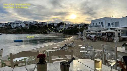 Magnifique Villa sur la plage de Piso Livadi - Paros