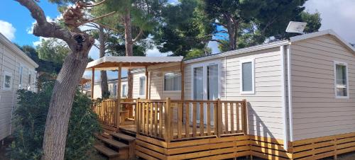 Mobil Home (Clim, TV)- Camping Falaise Narbonne-Plage 4* - 003 - Hotel - Narbonne-Plage