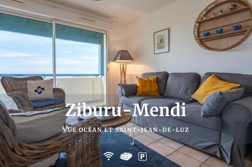 Ziburu Mendi - Appartement Calme, Vue Mer, Parking - WiFi - Location saisonnière - Ciboure