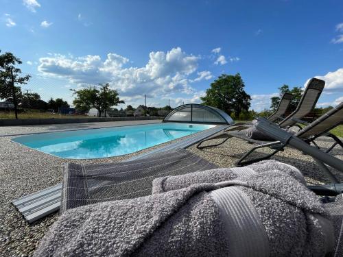 Kert, Wellness chalupa Soběšice - brána na Šumavu (Wellness chalupa Sobesice - brana na Sumavu) in Nová Ves