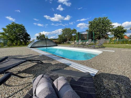 Dārzs, Wellness chalupa Soběšice - brána na Šumavu (Wellness chalupa Sobesice - brana na Sumavu) in Nová Ves (South Bohemian)