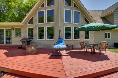 Lakefront Sunburg Vacation Rental w/ Boat Dock! in Spicer