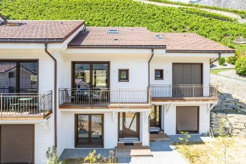 Villa mitoyenne proche des bains in Saillon, Schweiz