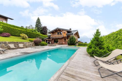 Chalet Victoria - Magnifique chalet avec piscine privée - Location saisonnière - Saint-Gervais-les-Bains