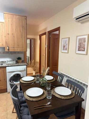 Bếp, Apartamento La Fonteta in La Fresneda