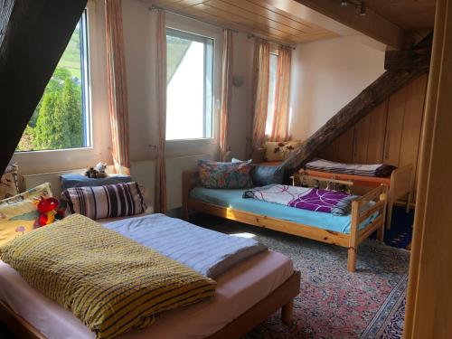 grosses Zimmer mit Bad und Garten in Privathaus hell, gemütlich, Massivholz