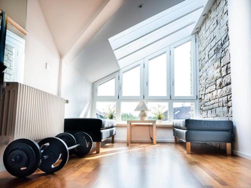 Homely Stay in a romantic lodging with sauna&gym in Munsing