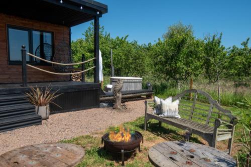 Bastle Retreats Cabin with hot tub
