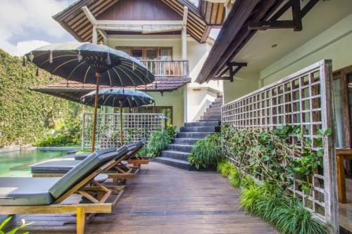 Kilátás, Kajane Mua Villas near Ubud Piac