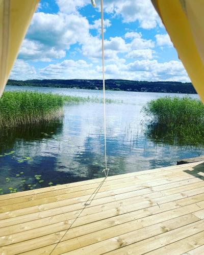 B&B Fristad - Björkudden glamping - Bed and Breakfast Fristad