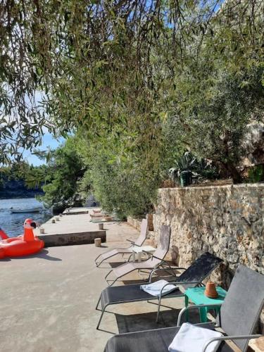 Iekārtas, Mystica - charming studio apartment on the beach in Obrovac