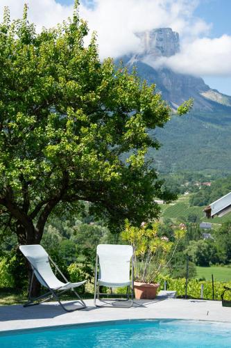 Balkons/terase, Domaine des Granges Longes in Myans