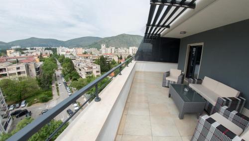 Erkély/terasz, Hotel Mostar in Mostar Városközpont