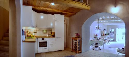 廚房, Bioagriturismo Podere Montisi in 卡倫扎諾