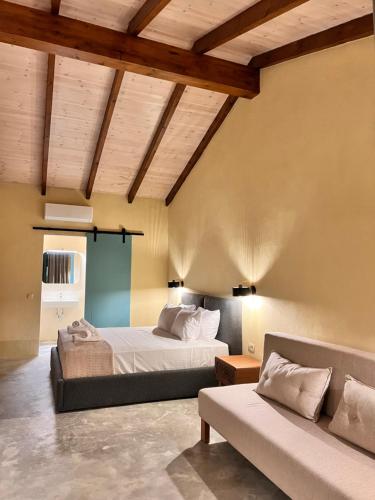 Deluxe Double Room (2 Adults + 1 Child) room in Kalesma Himare