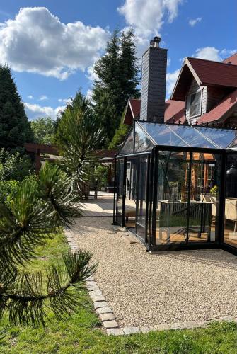 EifelChalet Arduina mit Wintergarten und Saunahaus im Naturpark Hohes Venn- Eifel