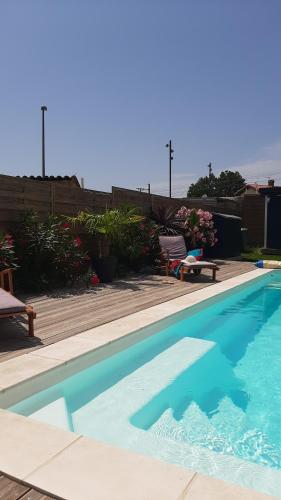 Villa La Palmeraie avec piscine terrasse Poolhouse