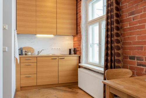 Kitchen, Ruutli Apartments in Tartu Old Town in Tartu