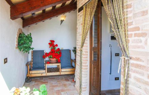 Viesnīcas āriene, Cozy Apartment In Monte Rinaldo in Montelparo