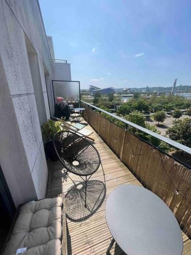 Appartement Rouen terrasse + parking