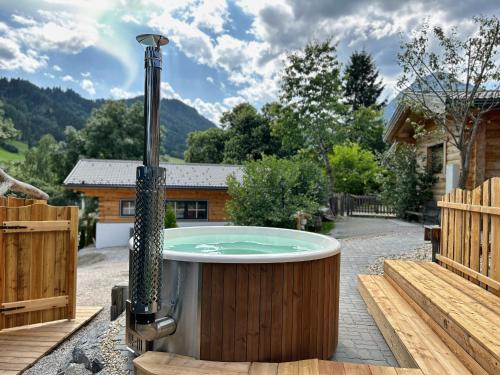 Wellness, Almdorf im Winkl - Blockhuttendorf in Grobming in Hofmanning