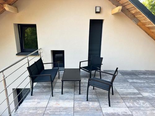 Rõdu/terrass, Apartmány KŘENOV (Apartmany KRENOV) in Bernartice