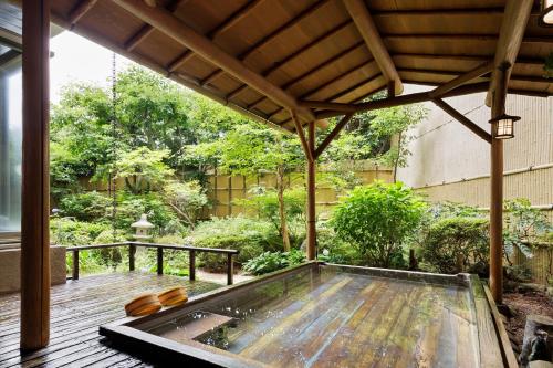 Hot spring bath, Laforet Hakone Gora Yunosumika in Hakone