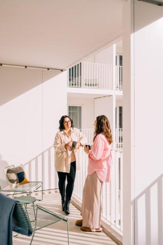 Studio Work with Balcony