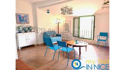 ApartHotel Riviera - Amazing large 3 bedrooms with Sea View AC - Old Town- Promenade des Anglais - SEA VIEW