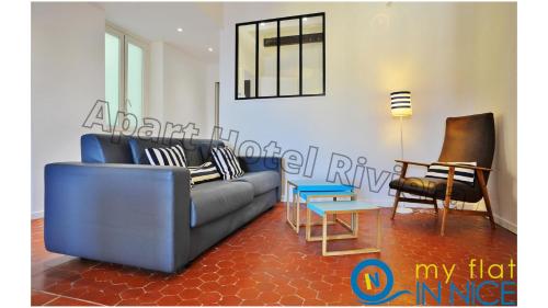 ApartHotel Riviera - Amazing large 3 bedrooms with Sea View AC - Old Town- Promenade des Anglais - SEA VIEW