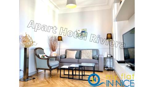 ApartHotel Riviera - Hyper Centre Musiciens - Superior 1 Bedroom Apartement AC - Balcony - 10 mn Promenade des Anglais - BALCON PALAIS EXCELSIOR 1