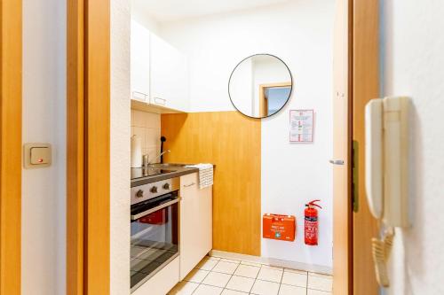 廚房, Work & Stay Apartment 2 rooms in 林登