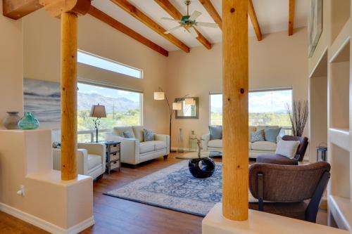 Updated Tucson Home with Panoramic Mtn Views and Pool! - image 12