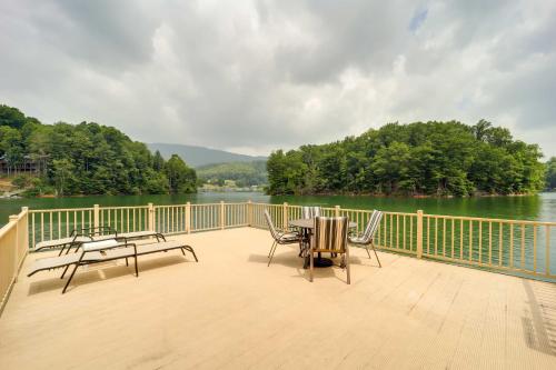 Lakefront Butler Retreat with Hot Tub and Dock!