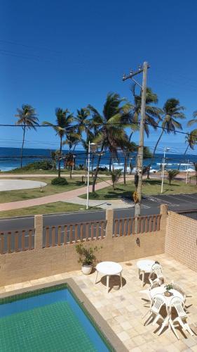 Duplex na beira da praia, de frente pro mar