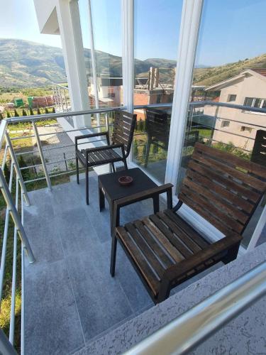 شرفة/ تراس, Vesna Lake Apartments in Veles