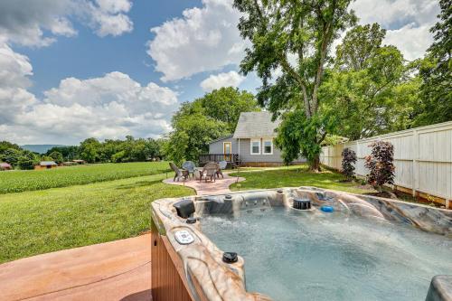 Cozy Tennessee Abode with Private Hot Tub and Fire Pit