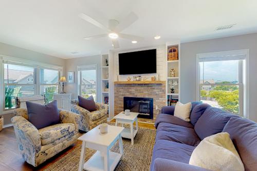 Compass Rose in Topsail Beach, USA