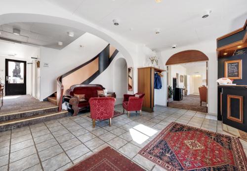 ล็อบบี้, Hotel Postgaarden in เฟรเดอริเซีย